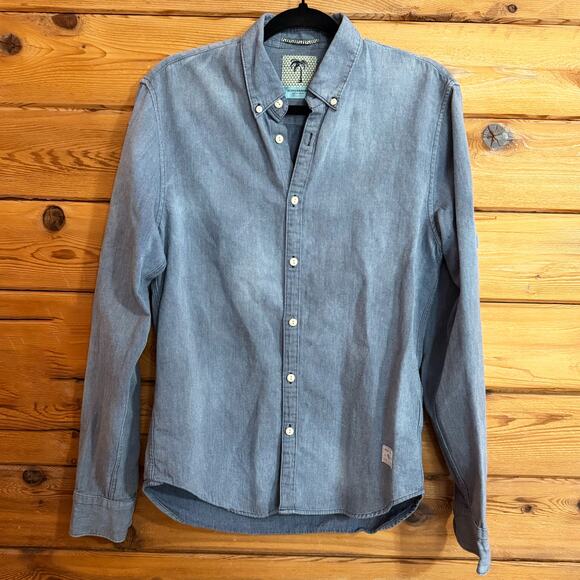SCOTCH & SODA Mens Button Down Long Sleeve Size Medium - Picture 1 of 4